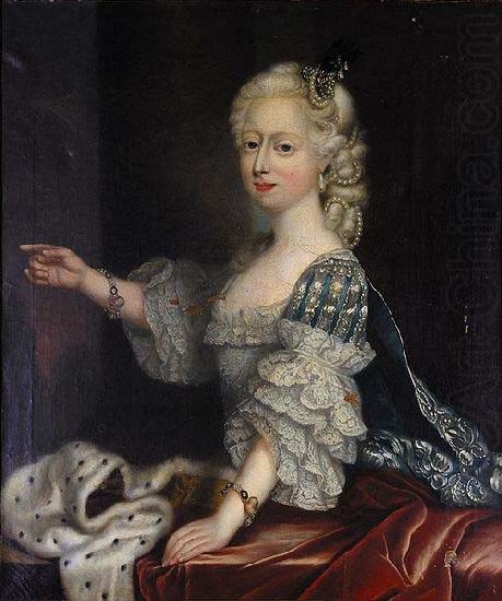 unknow artist Portrait of Augusta Hanover duchess of Brunswick-Luneburg china oil painting image